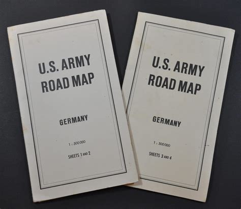 U.S. Army Road Map Germany - Curtis Wright Maps