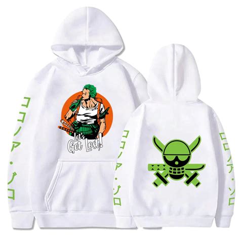 One Piece Wanted Roronoa Zoro Hoodie - One Piece Merch Store - One ...