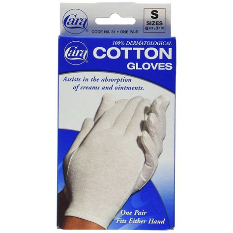 CARA Moisturizing Eczema Cotton Gloves Small, 1 Pair - RiteWay Medical