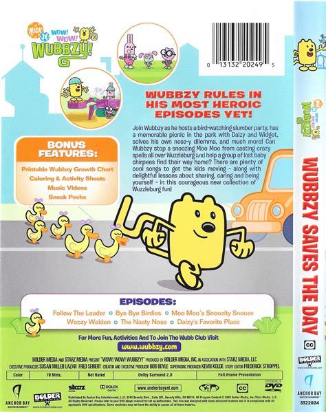 Image - Wubbzy Saves the Day DVD Artwork (Back and Side).png | Wubbzypedia | FANDOM powered by Wikia