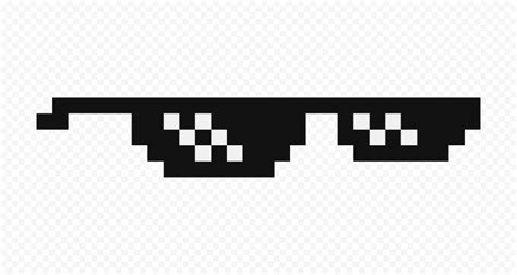 Pixelated Thug Life Goggles Sunglasses FREE PNG | Citypng