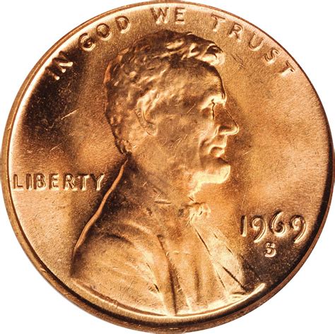 Value of 1969-S Lincoln Cents | We Appraise Modern Coins