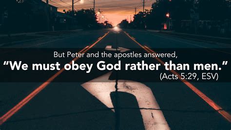 Verse of the Week: Acts 5:29 - philressler.com