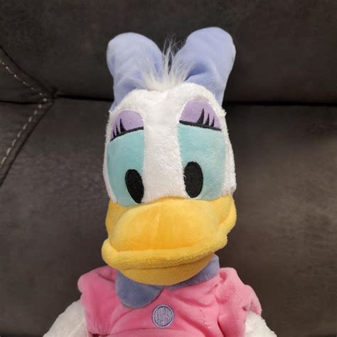 Plush Disney Daisy Duck Stuffed Animal - 16" Tall... - Depop