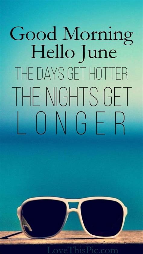 Good Morning Hello June. June quotes, Hello june, Summer quotes, Happy Summer HD phone wallpaper ...