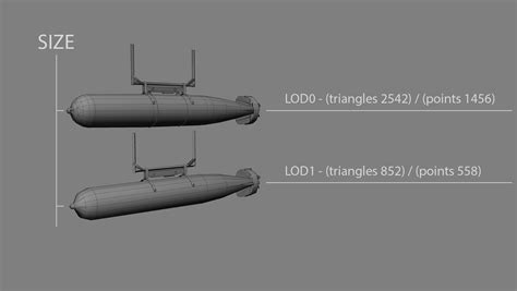 ArtStation - US Torpedo MARK13-2 | Game Assets