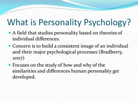 PPT - Psychology of Personality & Human Dynamics FEM 4105 (3+0 ...