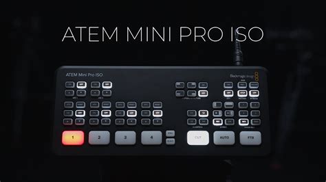 ATEM Mini Pro ISO | Production Workflow - YouTube