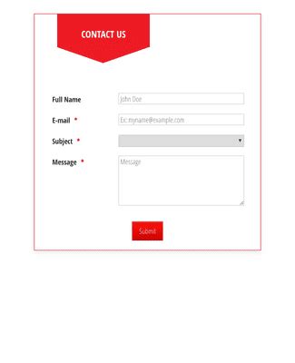 Responsive Contact Form Template | Jotform