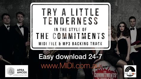 Try a Little Tenderness (in the style of) The Commitments MIDI Karaoke ...