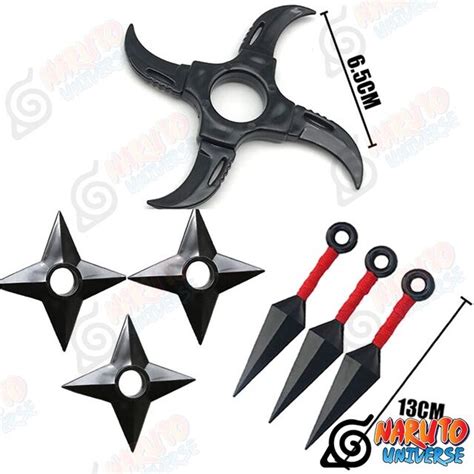 Naruto Weapon Set 7 PCS Anime | Naruto Universe Official