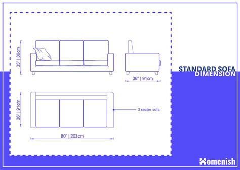 Sofa Normal Length