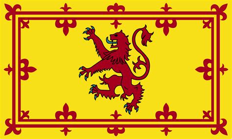 The Royal Standard of Scotland. Better known as The Lion Rampant. : r ...