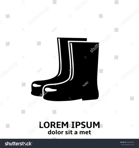 Boots Vector Icon Stock Vector 390506926 - Shutterstock