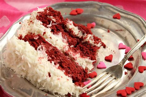 Red Velvet Coconut Cake with Coconut Cream Cheese Frosting - The ...