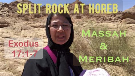 Split Rock at Horeb in Saudi Arabia???| Real Mountain of God| Massah & Meribah| (Tagalog) - YouTube