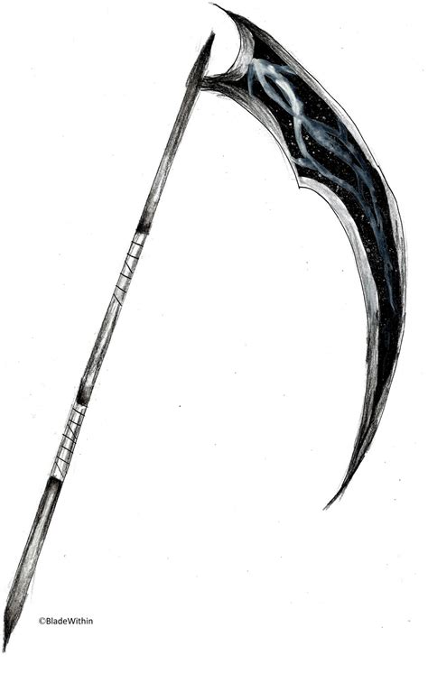 Weapon-MonoChrome Scythe by BladeWithin on DeviantArt