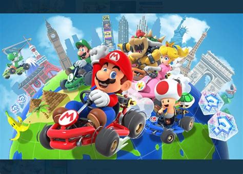 Modo multiplayer online chega ao game Mario Kart Tour este mês, diz Nintendo - Drops de Jogos