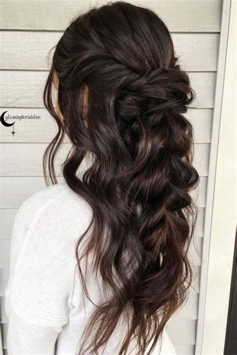 15 Half Up Half Down Bridesmaid Hairstyles | Long hair styles, Hair ...