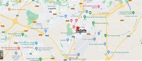 ¿Dónde está Getafe? Mapa Getafe - ¿Dónde está la ciudad?