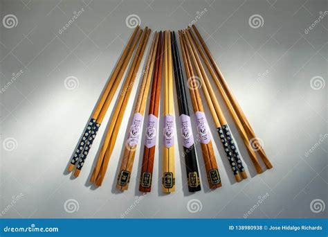 A Selection of Different Colour Chopsticks Stock Photo - Image of ...