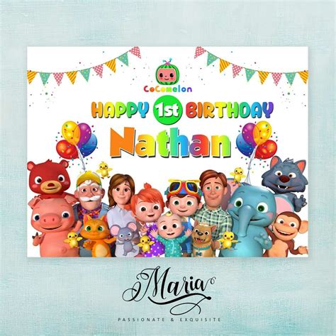 Cocomelon Birthday Poster | ubicaciondepersonas.cdmx.gob.mx