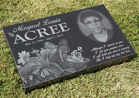 Custom Engraved Granite Memorial Headstone and 50 similar items