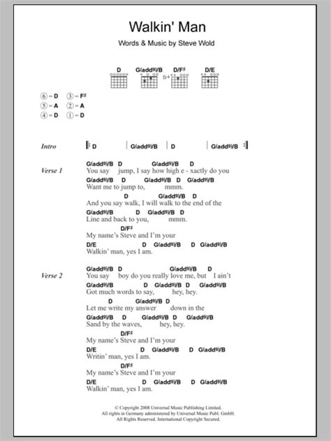 Walkin' Man by Seasick Steve - Guitar Chords/Lyrics - Guitar Instructor