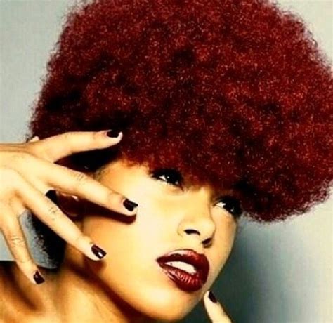 Tapered Red Afro Natural Hair Beauty, Naturally Beautiful, Natural Red ...