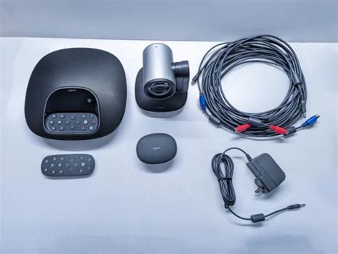 LOGITECH GROUP 1080P Zoom Video Conference Camera and Speakerphone 886 ...