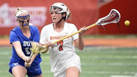 Most Syracuse women's lacrosse players began season wearing helmets ...