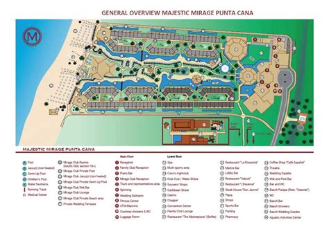 Majestic Mirage Punta Cana resort map - Guide To DR