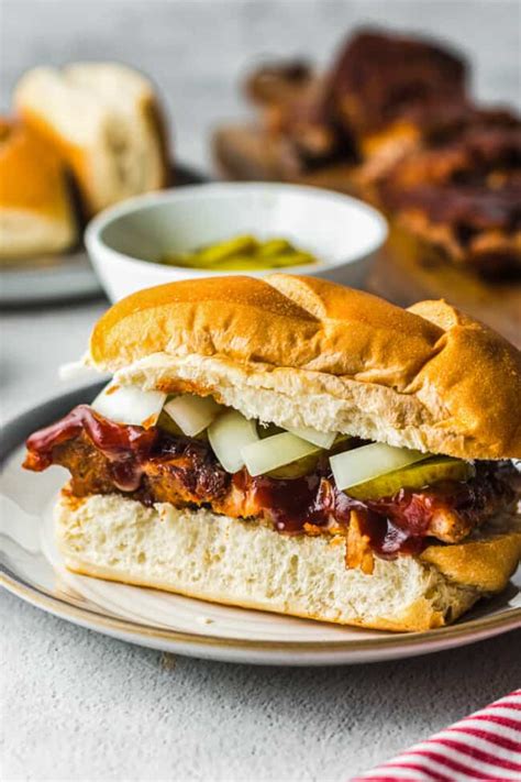 Copycat McRib Sandwich Recipe - The Cookie Rookie®