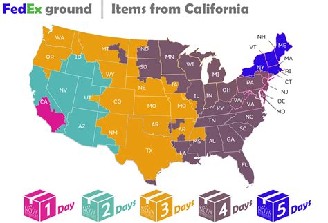 Fedex zone chart from ca to tn - bdajp