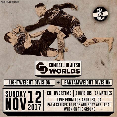 Combat Jiu Jitsu Worlds 1 Debut 8-man Combat Jiu Jitsu Tournaments ...