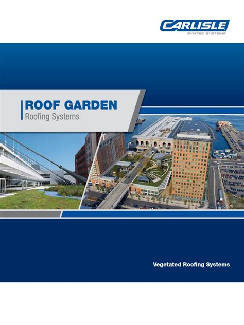 Roof Garden Brochure | PDF | Combined Sewer | Stormwater