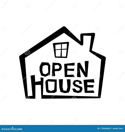 Open House Real Estate Logo. Open House Icon Stock Illustration ...