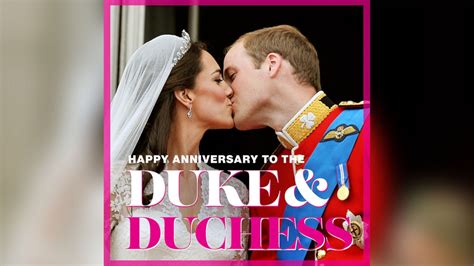 Happy anniversary Kate Middleton and Prince William! - Good Morning America