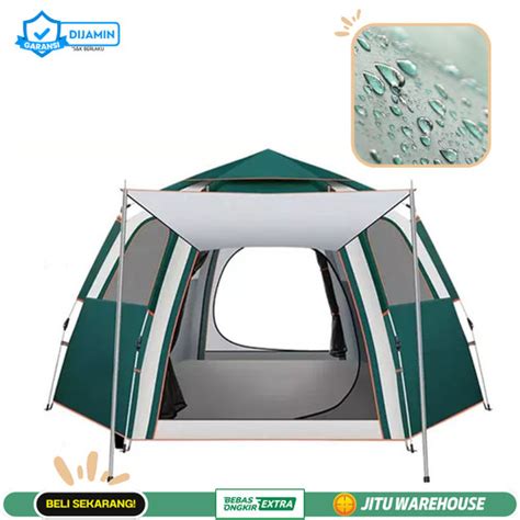 Promo Tenda Camping Keluarga Outdoor Capacity 5-8 Orang Waterproof ...