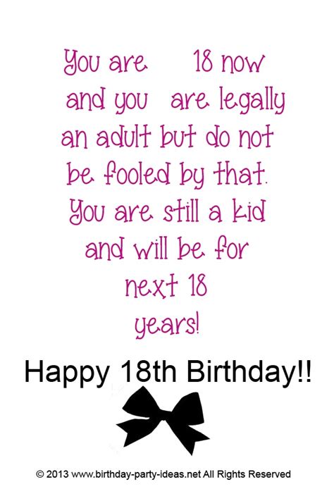 Funny Quotes For Boys 18th Birthday. QuotesGram