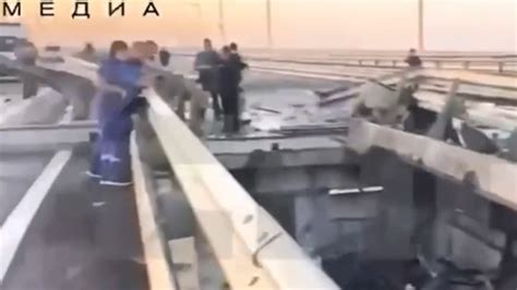 Kerch Strait Bridge Damaged