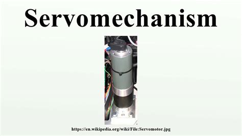 Servomechanism - YouTube