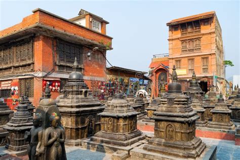 Historic Swayambhunath Stupa Temple in Kathmandu, Nepal Editorial Stock Photo - Image of temple ...