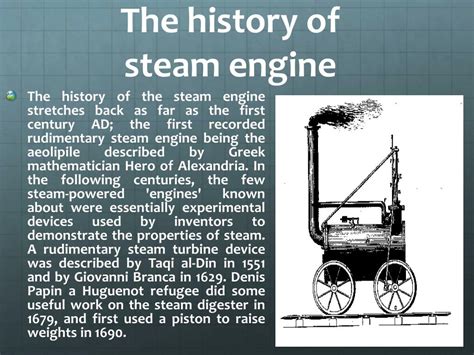 PPT - Steam Engine PowerPoint Presentation, free download - ID:2197275