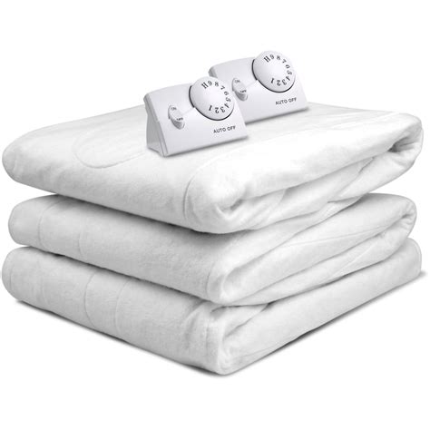 "Biddeford Heated Mattress Pad, 1 Each"-White-Queen - Walmart.com - Walmart.com