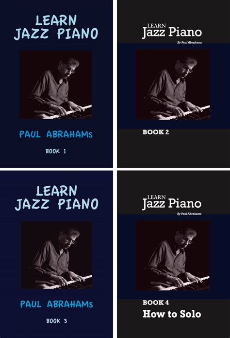 Learn Jazz Piano: Books 1 - 4 (Bundle) - Learn Jazz Piano Online