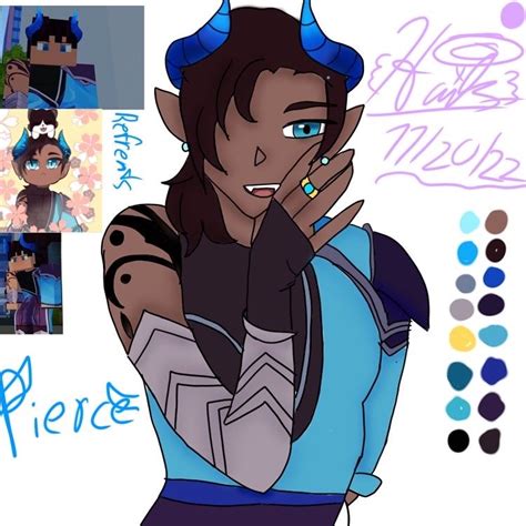 Pierce drawing made by Hails!!(me) | Inner demons, My inner demons aphmau fanart peirce, Aphmau ...