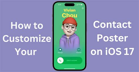 How to Customize Your Contact Poster on iOS 17