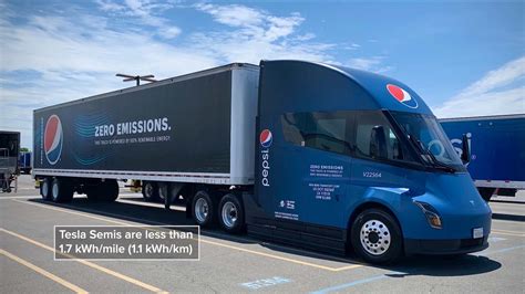 PepsiCo's Tesla Semi Covers 1,600 Miles In Under 48 Hours In California