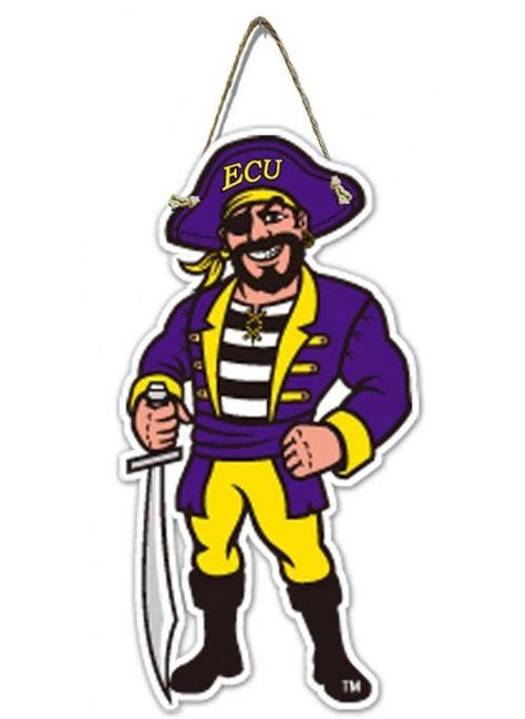 9" EAST CAROLINA PIRATES Mascot/Wreath Supplies/College Football/Sports ...